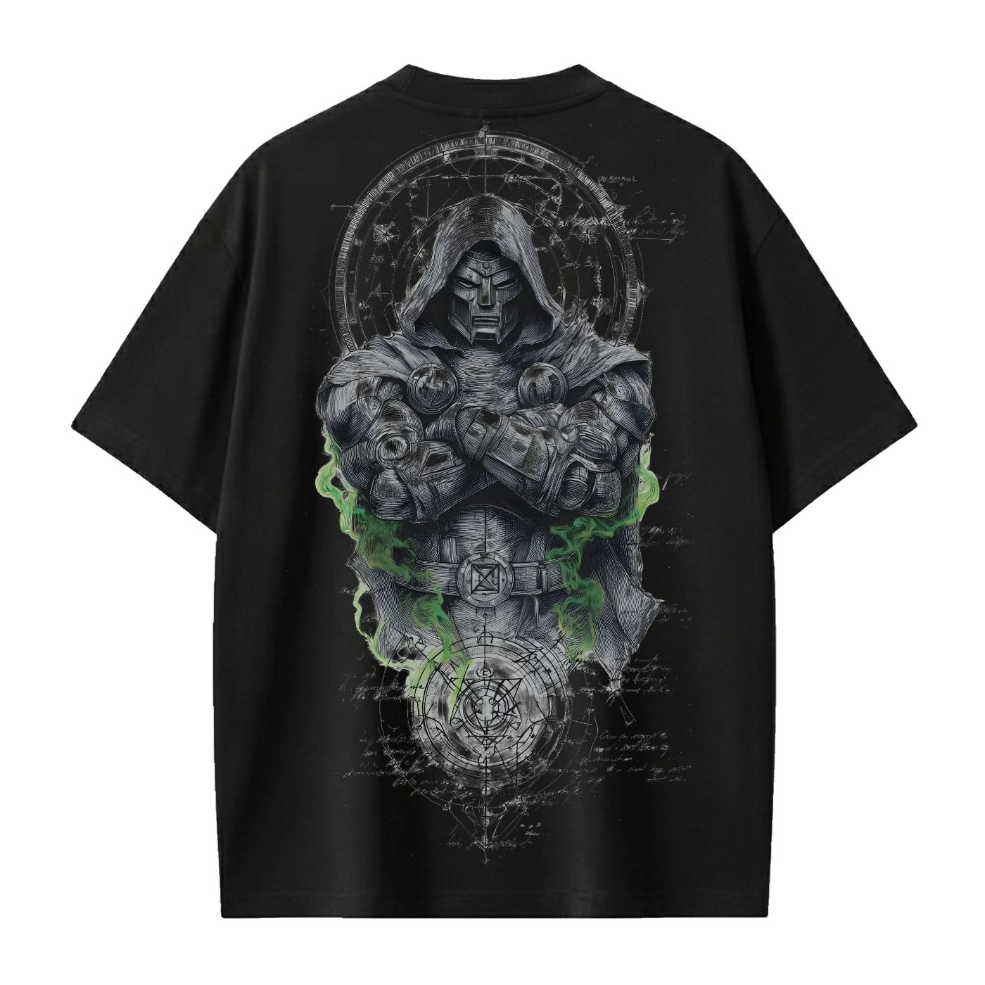 Polo Oversize Doctor Doom Símbolos Místicos