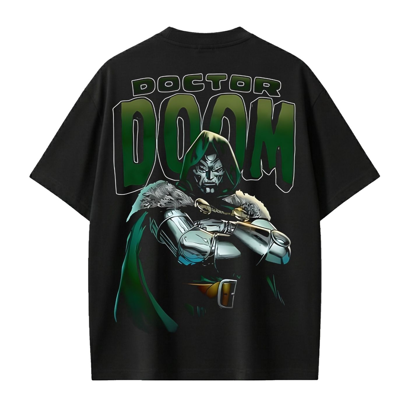 Polo Oversize Doctor Doom Posando Brazos Cruzados