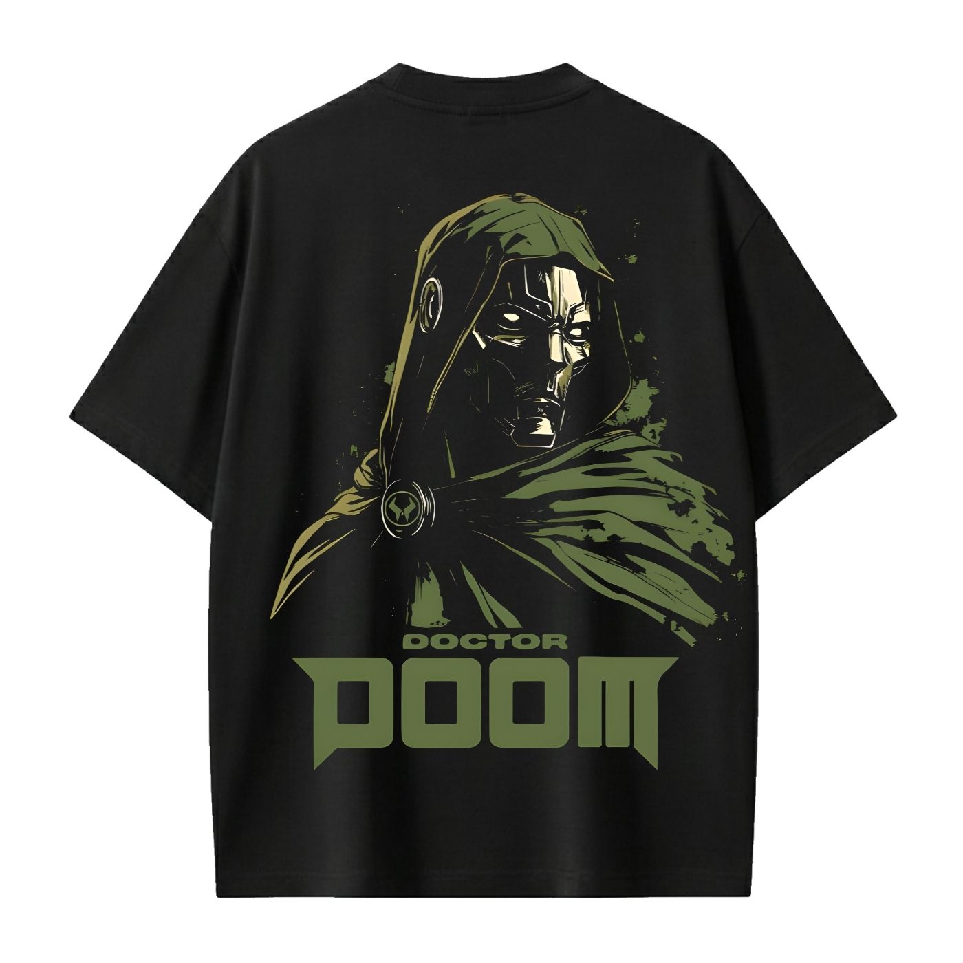 Polo Oversize Doctor Doom Estilo Manga Capucha