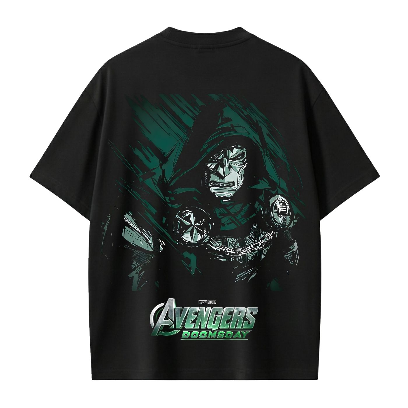 Polo Oversize Doctor Doom Avengers Doomsday Trazos Verdes